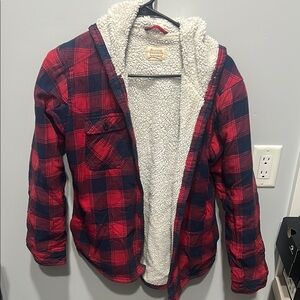 Boston Traders Red and Blue Plaid Jacket